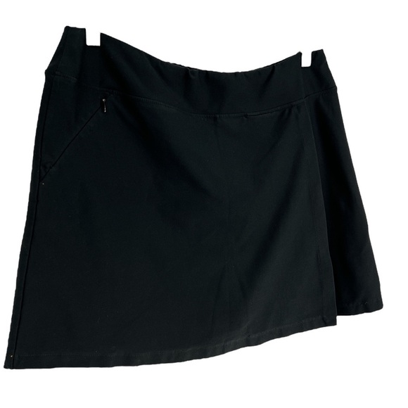 LL Bean Tennis Skort Stretch black SZ L - Picture 4 of 10